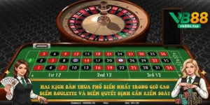 Hai kịch bản thua phổ biến nhất trong giờ cao điểm roulette và điểm quyết định cần kiểm soát